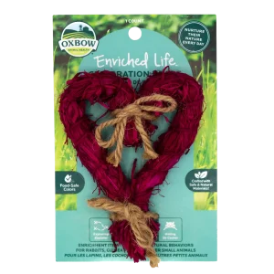 Oxbow Animal Health Enriched Life Celebration Heart Small Animal Chew Toy