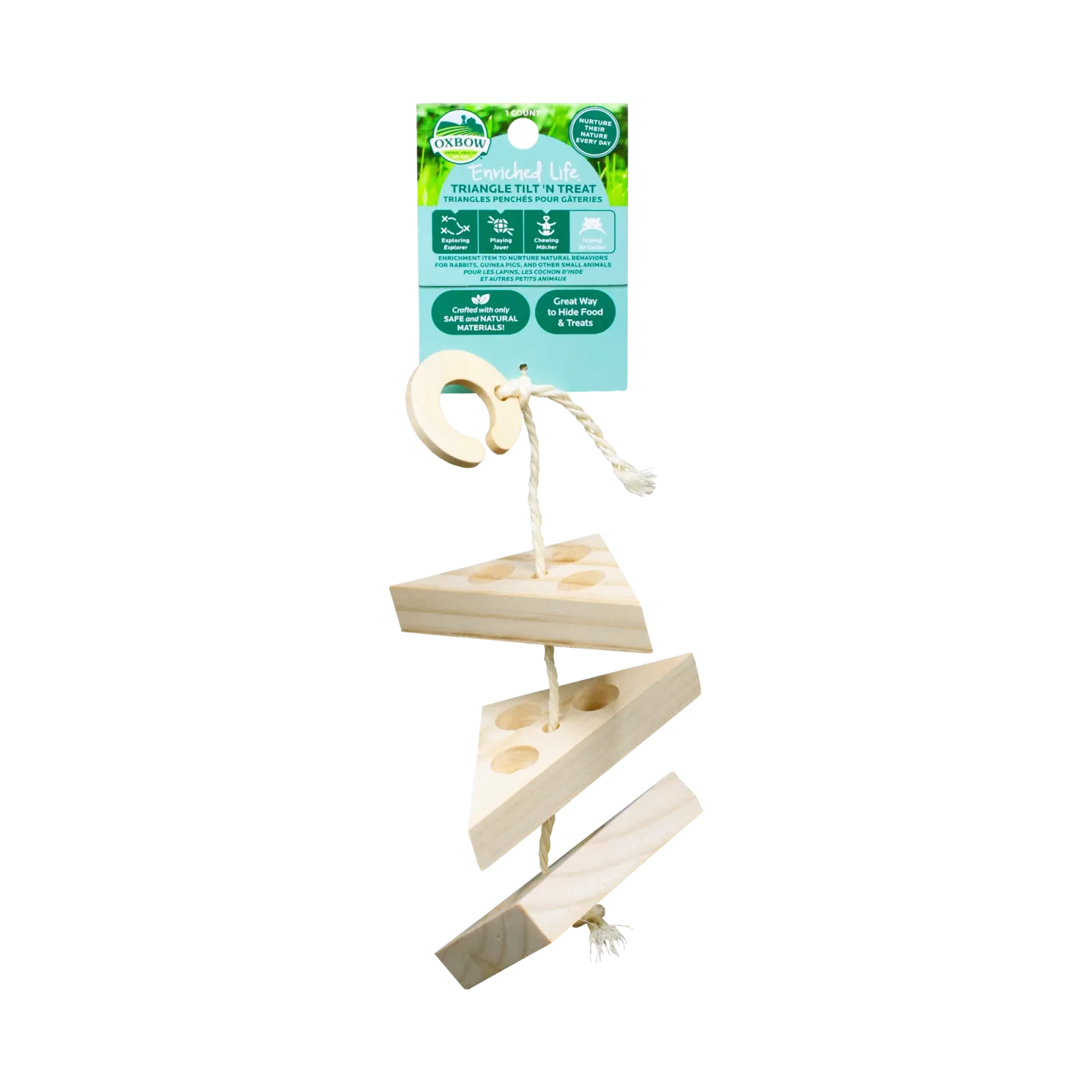 Oxbow Animal Health Enriched Life Triangle Tilt 'n Treat