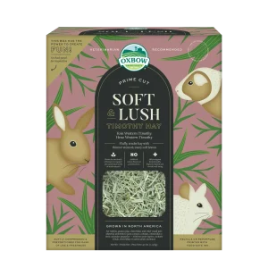 Oxbow Animal Health Prime Cut Soft & Lush Timothy Hay Small Animal Treat 40 oz