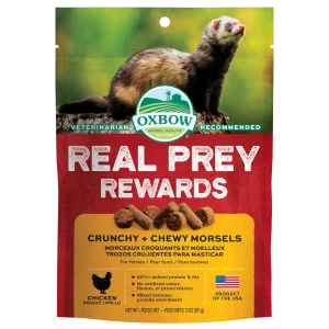 Oxbow Animal Health Real Prey Rewards Crunchy & Chewy Ferret Treat Chicken 3 oz