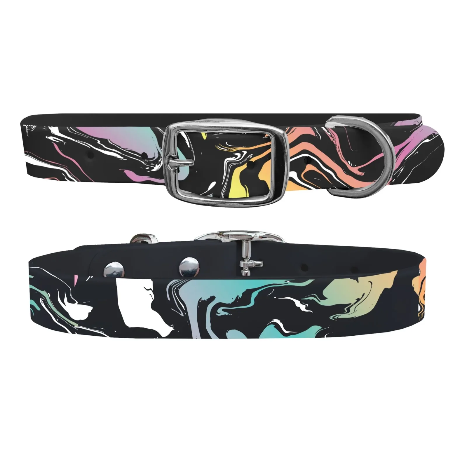 Paint Spill Dog Collar