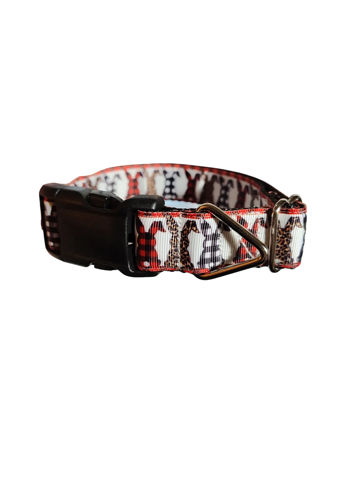 Patterned Bunnies Easter Nylon Dog Collar - Image 2