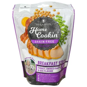 Paula Deen Breakfast Strips Turkey, Smoked Bacon, & Egg Flavors 6 oz.