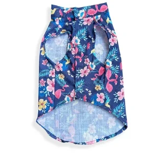 Pawgypets Flamingo Sando for Cats (Navy Blue)