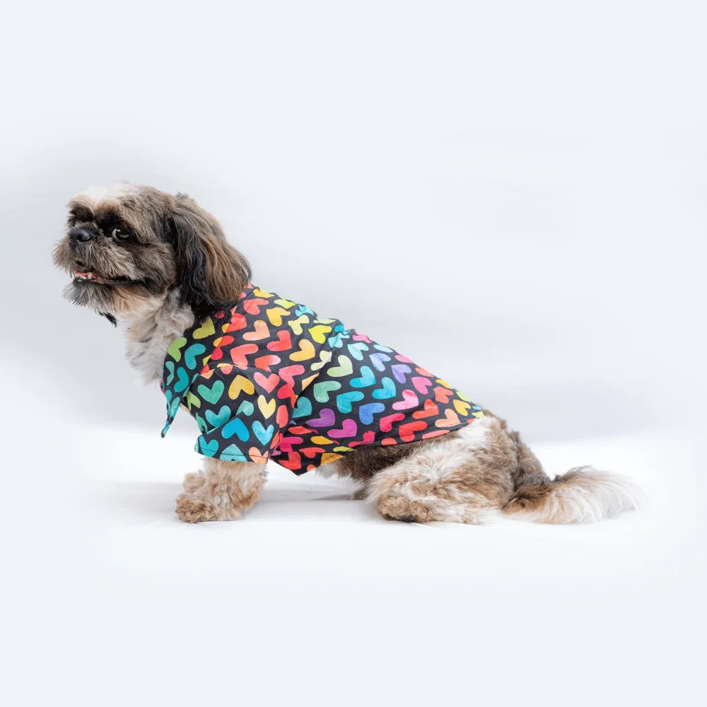 Pawgypets Multi Heart Casual Shirt for Dogs and Cats - Image 2
