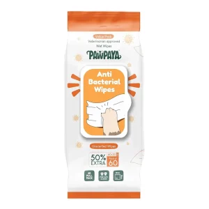 Pawpaya Antibacterial wipes for Dogs and Cats