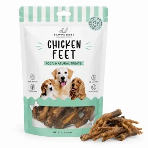 Pawpourri 100% Natural Chicken Feet Dog Treat