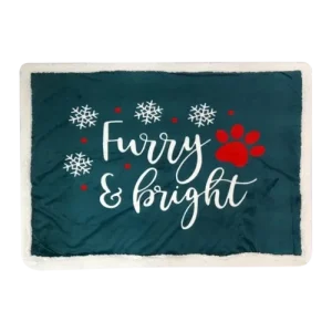 Pawpourri Furry & Bright Xmas Blanket for Dogs