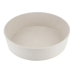 Pawpourri Sustainable Food & Water Feeder for Dogs (Off White)