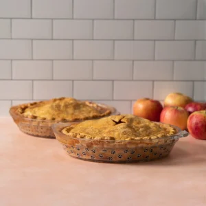Paws Delight Glass Pie Plate