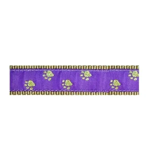 Paws -- Gold on Purple