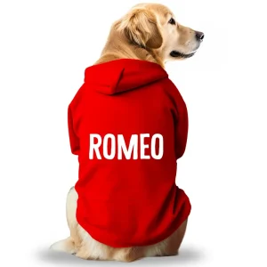 Pawsindia Romeo Hoodie for Dogs (Red)
