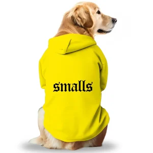 Pawsindia Smalls Hoodie for Dogs (Yellow)