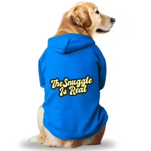 Pawsindia Snuggle is Real Hoodie for Dogs (Blue)