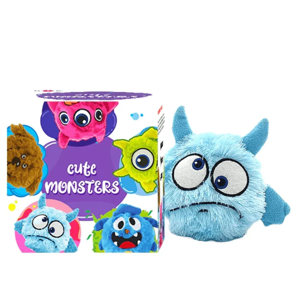 Pawsindia Trembling Monster Toy for Dogs (Blue)