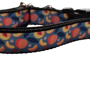 Peach Blossoms Nylon Dog Collar
