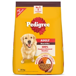 Pedigree Meat & Rice Adult Dog Dry Food