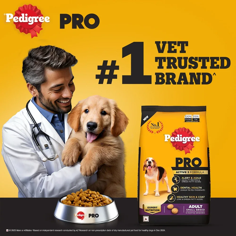 Pedigree PRO Expert Nutrition Adult Dog Dry Food for Small Breed - Image 2