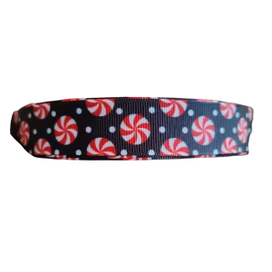 Peppermints Nylon Dog Collar, Leash