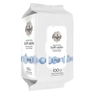 Perfect Coat Dog Deodorizing Bath Wipes 100ct