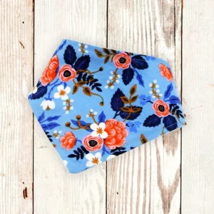 "Periwinkle Fleur" Dog Bandana