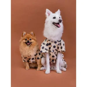 Pet And Parents Chocolate Cookies Printed Shirt for Dogs