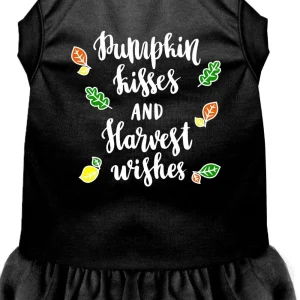 Pet Dress "Pumpkin Kisses and Harvest Wishes"