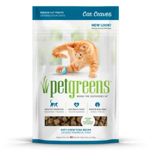 Pet Greens Cat Craves Semi-Moist Soft Cat Treats Tuna 3 oz