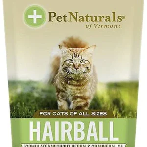 Pet Naturals Of Vermont Hairball Remedy For Cats, 30-Count