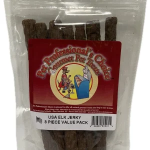 Pet Professional's Choice USA Elk Jerky 8pc