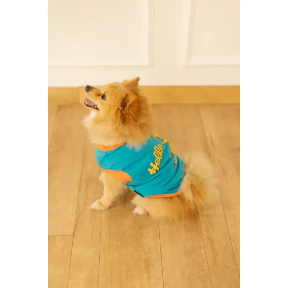 Pet Set Go Giraffe T-shirt for Dogs (Blue) - Image 2