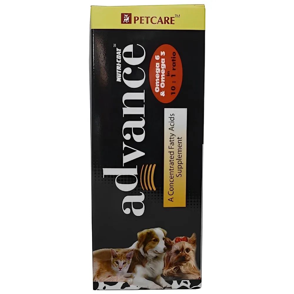 Petcare Nutricoat Advance Omega 3 + 6 Syrup for Dogs and Cats (400ml) And Savavet Kiwof Plus Dog Deworming Tablet (Pack of 10) Combo - Image 2