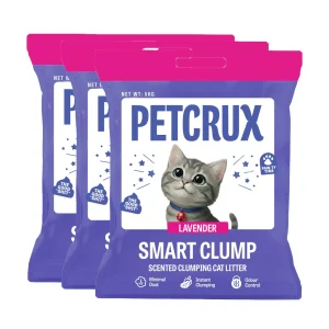 Petcrux Lavender & Lemon Scented Smart Clumping Cat Litter