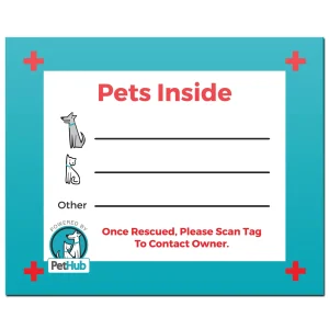 PetHub Pet Safety Home Decal