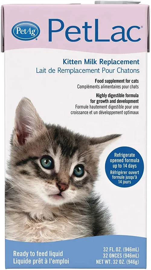 PetLac Kitten Milk Replacement Liquid 32 fl. oz