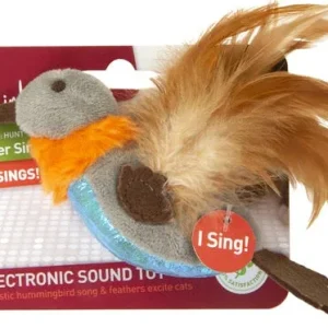Petlinks Flutter Singer Hummingbird Electronic Sound Cat Toy Multi-Color