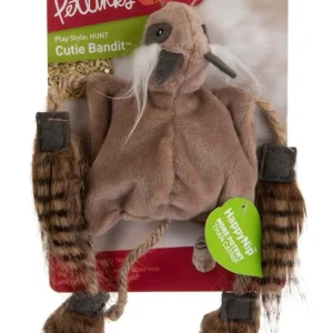 Petlinks HappyNip Cutie Bandit Catnip Cat Toy Brown