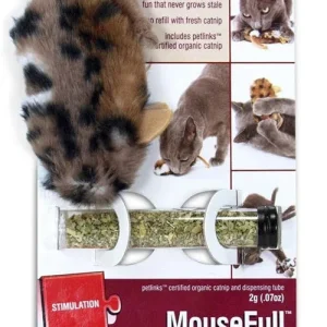 Petlinks Mouse Full Refillable Catnip Cat Toy Assorted