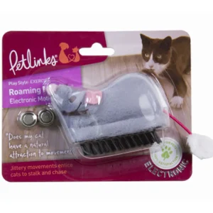 Petlinks Roaming Runner Mouse Electronic Motion Cat Toy Grey