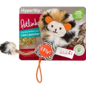 Petlinks Safari HappyNip Lion Launcher Catnip Cat Toy Multi-Color