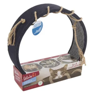 Petlinks Scratch Around Cat Scratcher Black