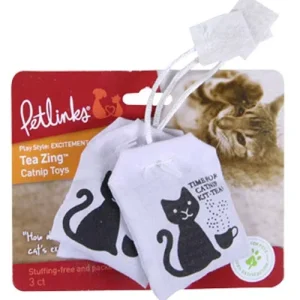 Petlinks Tea Zing 100% Catnip Cat Toy Assorted, 3-Count