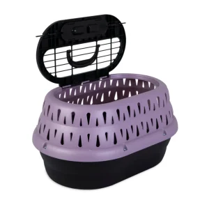 Petmate Top Load Cat Kennel Purple Grape, 19 in