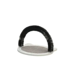 PetPals Nifty Cat Massager Grey 11 in