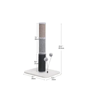 PetPals Urbane Cat Scratcher Grey/Tan/Black 24.5 in