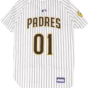 Pets First San Diego Padres Dog Jersey - Officially Licensed MLB Pet Apparel, Sizes X-Small-XXL