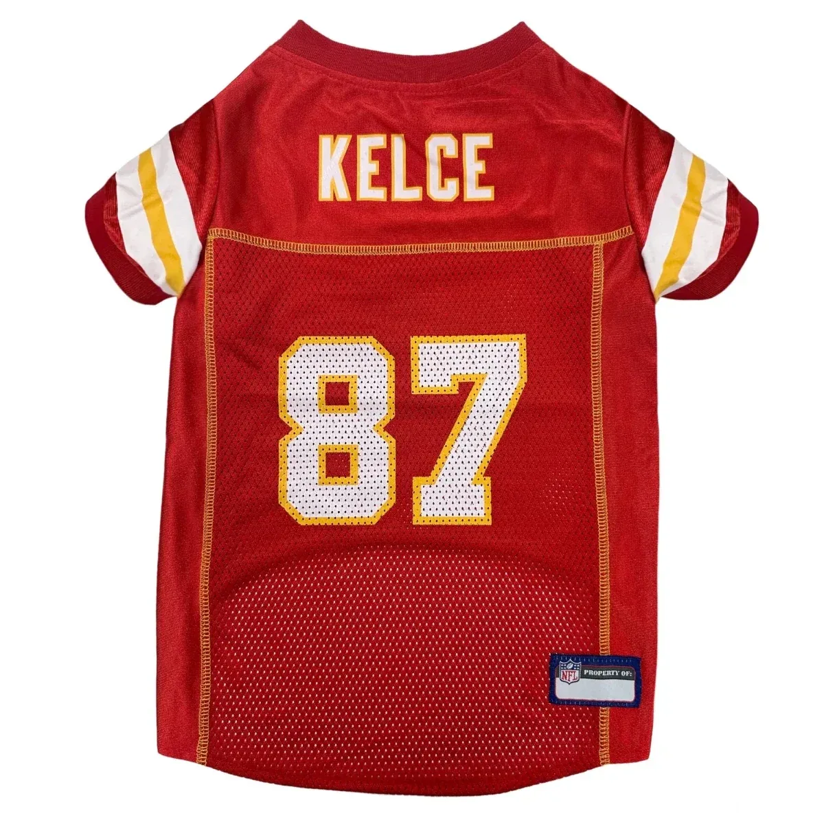 Pets First Travis Kelce Kansas City Chiefs NFLPA Mesh Dog Jersey - Image 2
