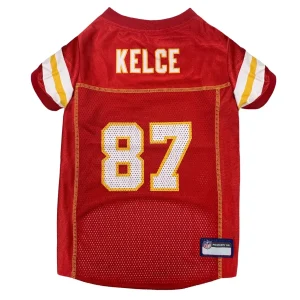 Pets First Travis Kelce Kansas City Chiefs NFLPA Mesh Dog Jersey