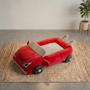 Pets Way Furrari Car Bed for Small Dogs (Red)