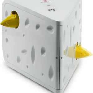 PetSafe Cheese Automatic Cat Toy White